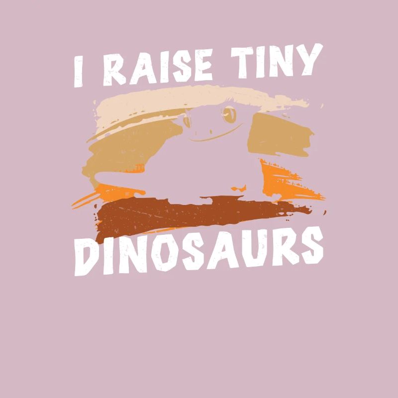 Crested Gecko Funny I Raise Tiny Dinosaurs Eyelash