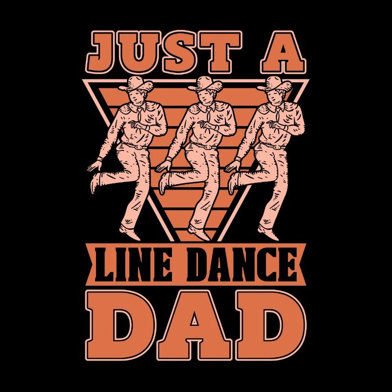Line Dance Just A Line Dance Dad
