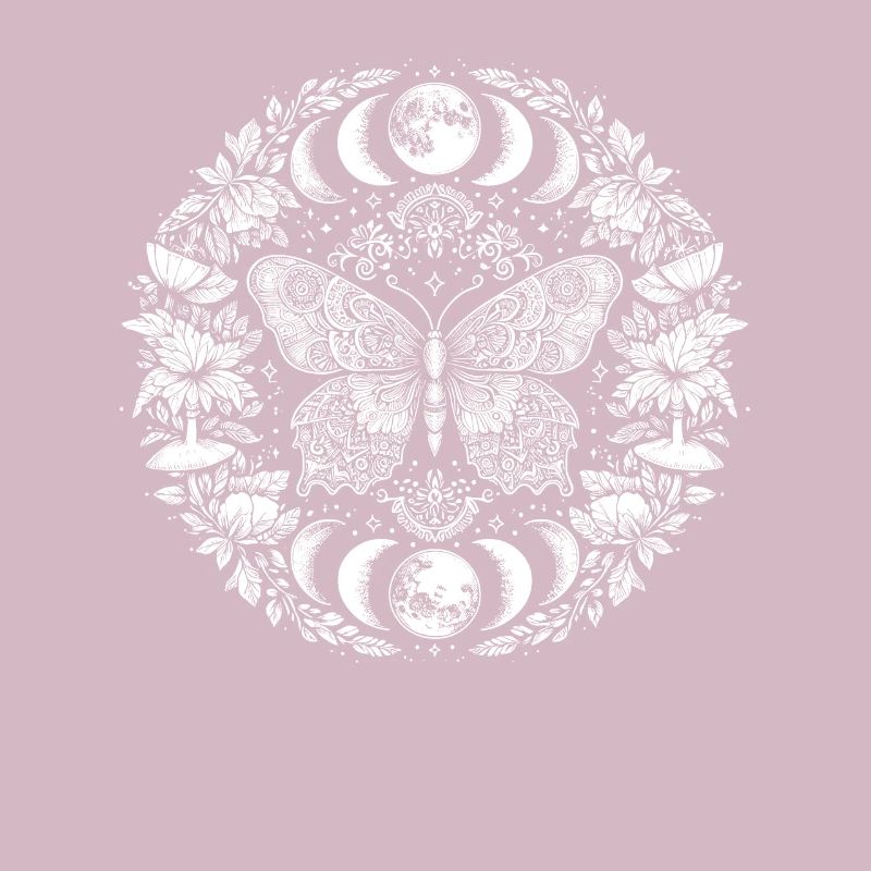 Fairycore Pilze Luna Moth