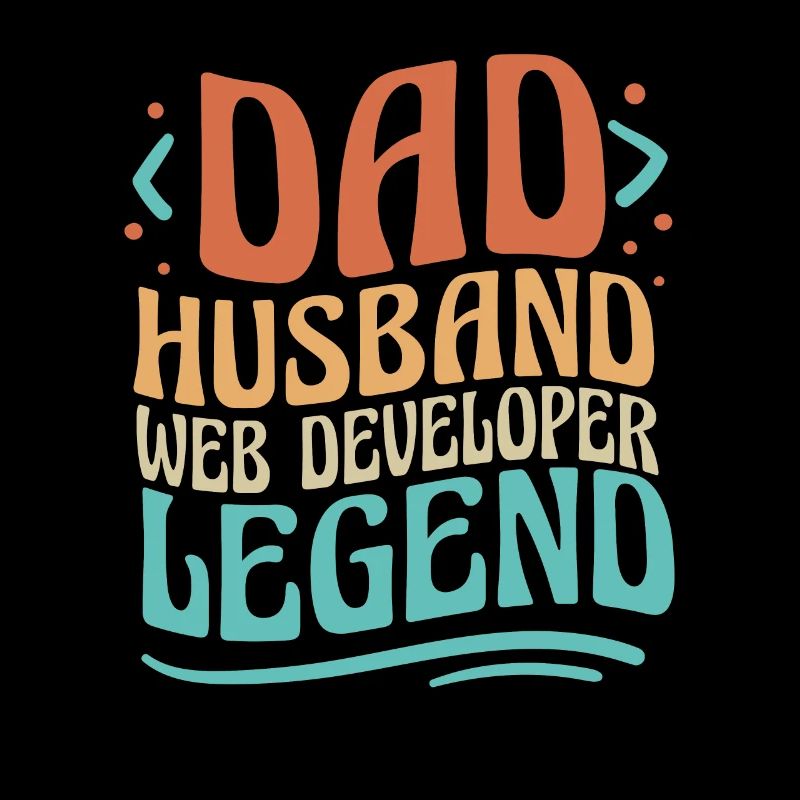 Web Entwickler Webdeveloper Vater