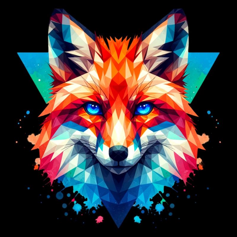 Fuchs Tier Wald Rotfuchs Wildnis Kunst