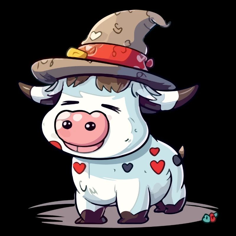 Adi la vache au chapeau
