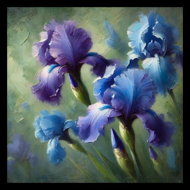 Ästhetische Iris Blumen