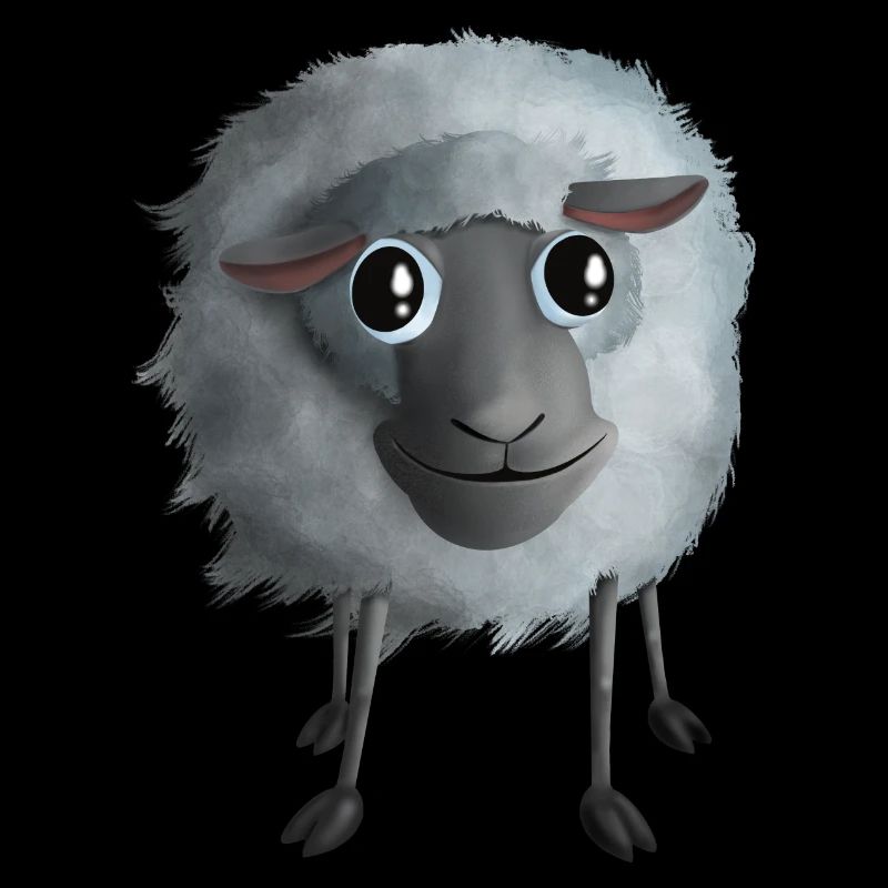 Süßes Schaf - Smiling