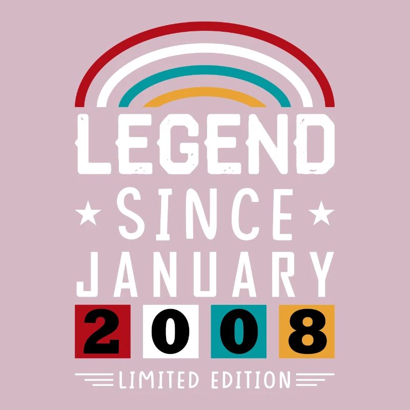 2008 Legend Since Geburtstag Geschenk Januar