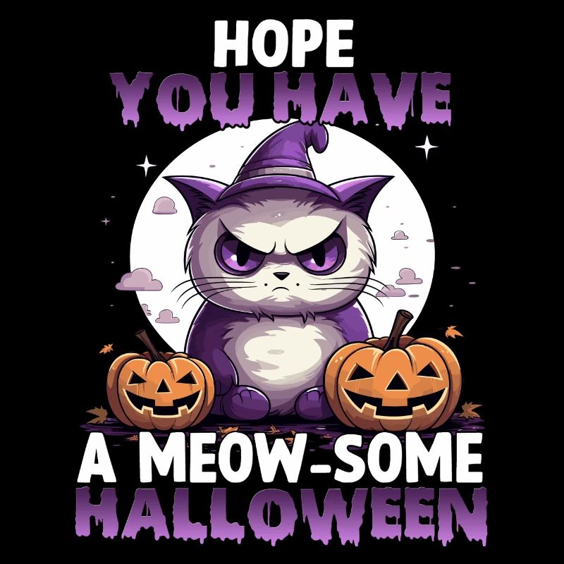 Grumpy Katzen Halloween Kostüm Katzen