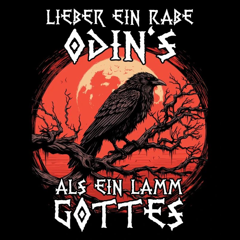 Blutrabe Legende | Wikinger Geschenk | Odins Raben