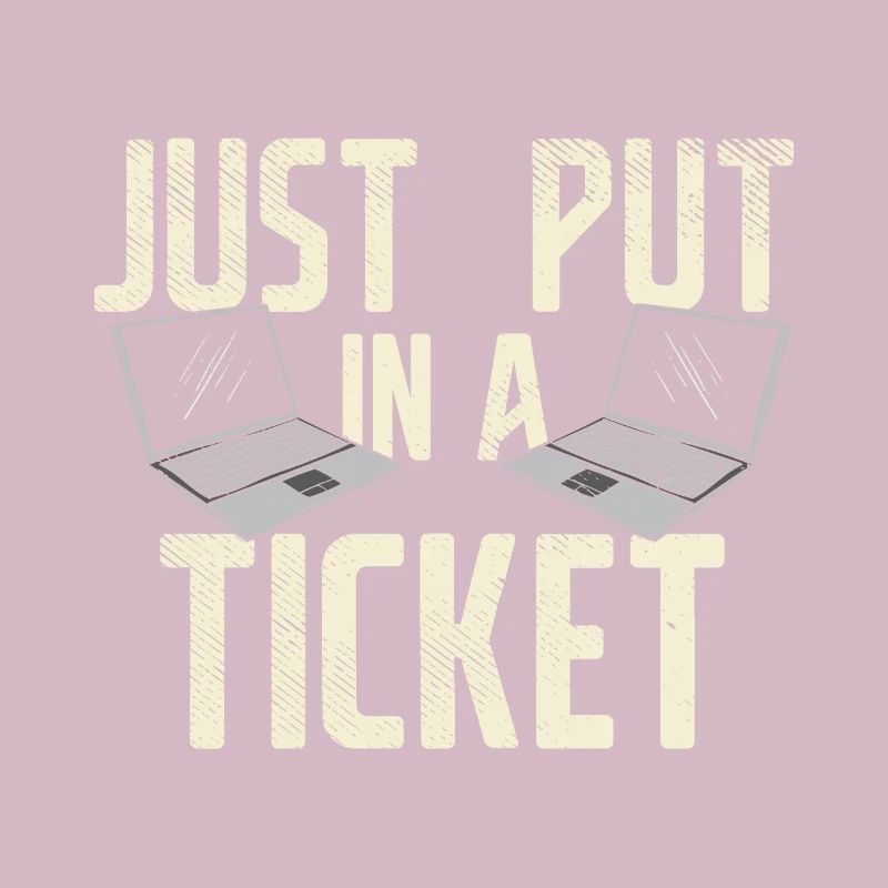 Mettez simplement un ticket pour le service d'assistance et le support technique