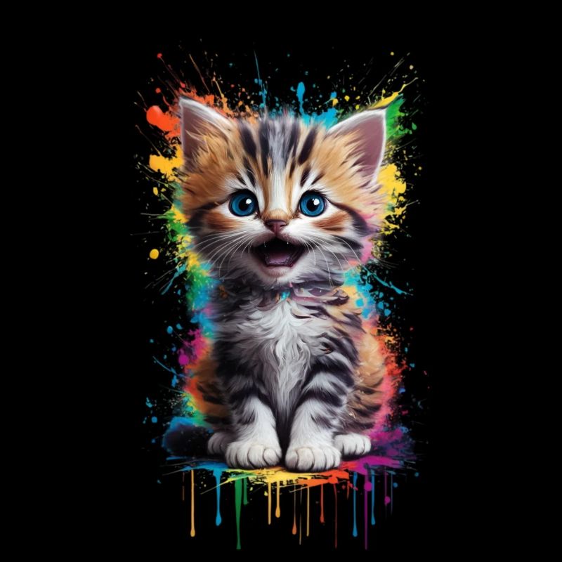 Graffiti de chat