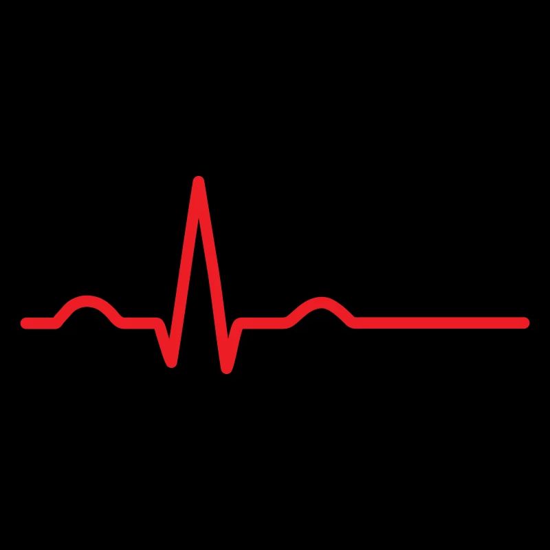 ECG Heart Beat Line QRS Complex