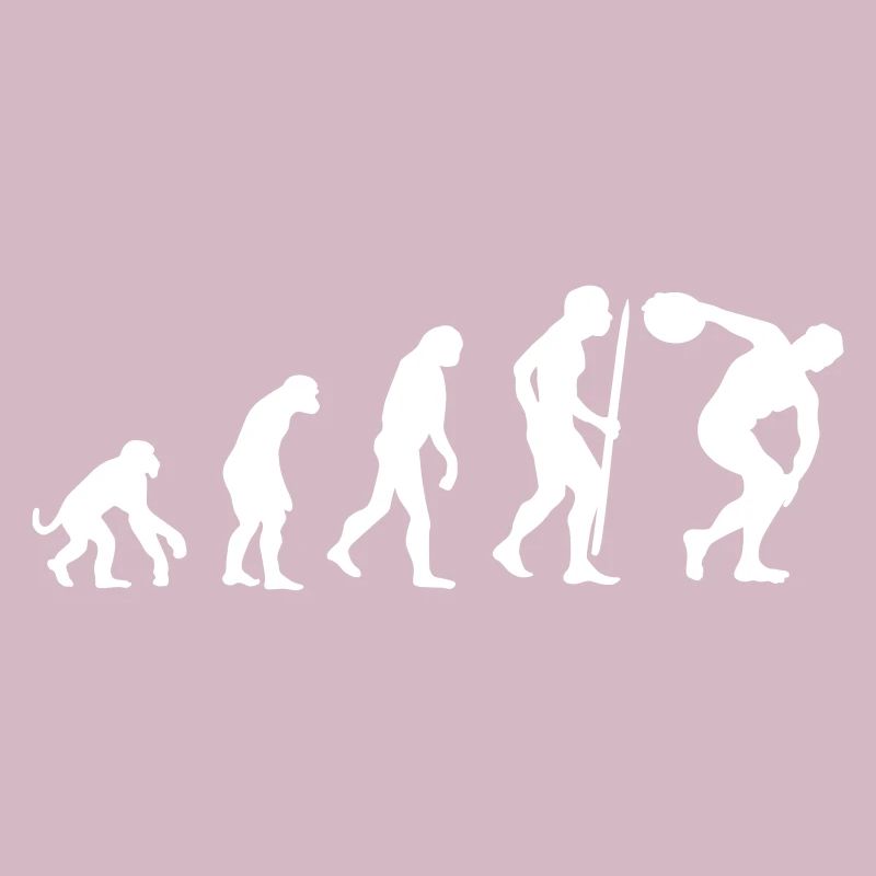 Evolution discus jeter athlète discus thrower
