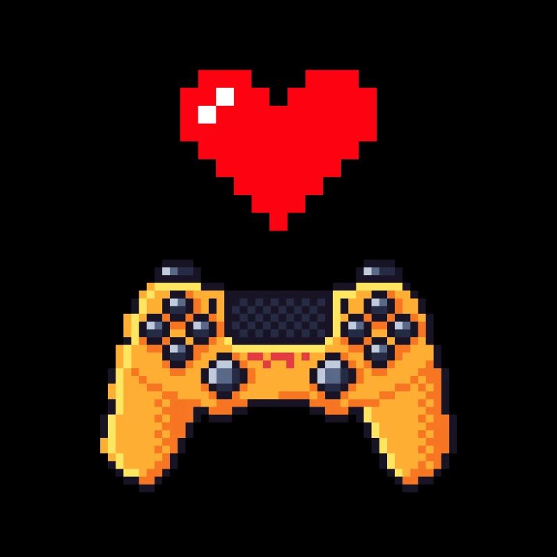 Retro-Gaming-Herzcontroller