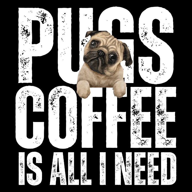 Mops und Kaffee Liebe