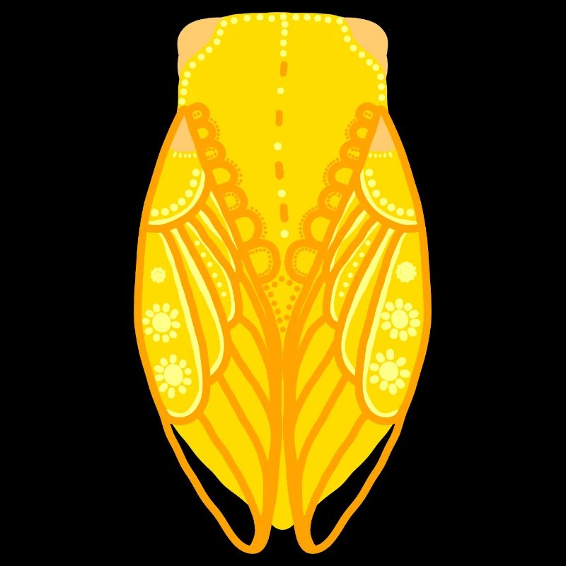 Yellow cicada