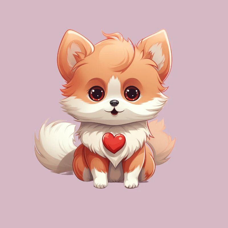 Pommeranien Dog Mama Valentinstag