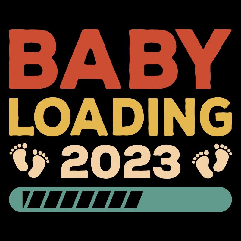 Baby Loading 2023 Kind Geburt Nachwuchs