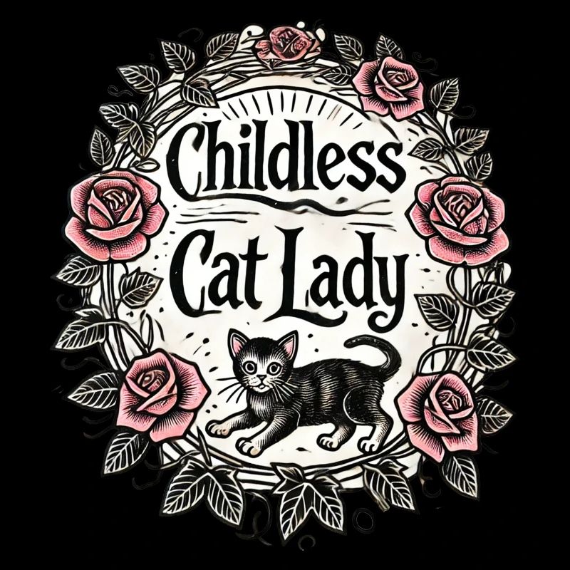 Dame chat sans enfant