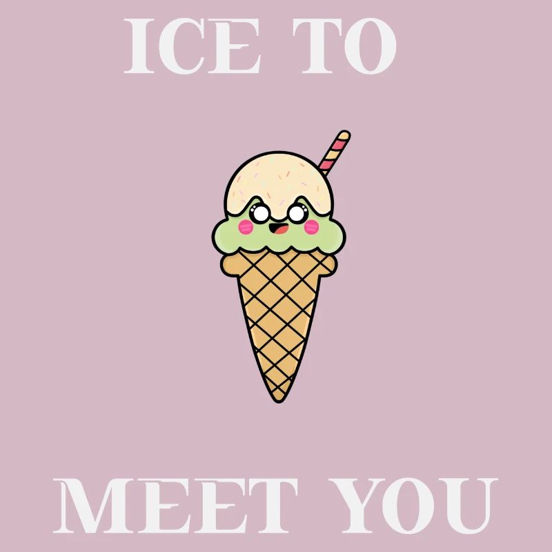 Glace pour vous rencontrer idée cadeau douce mignonne crème glacée