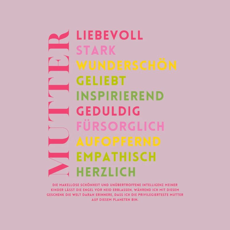 Tolle Mutter von Geschwistern - Muttertag