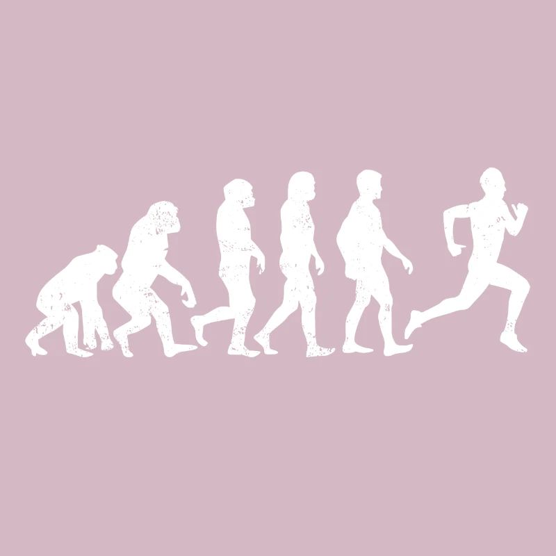 l'évolution de coureur de jogging course cadeau marathon