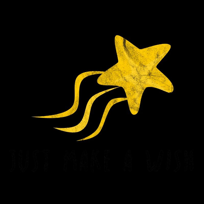 Just make a wish Traum Sternschnuppe Geschenk Idee