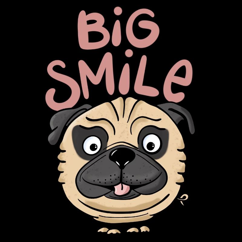 Mops Big Smile