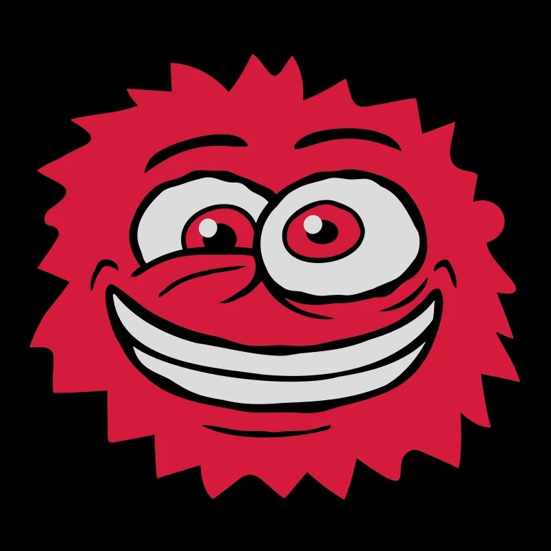 Monster Crazy Comic Face