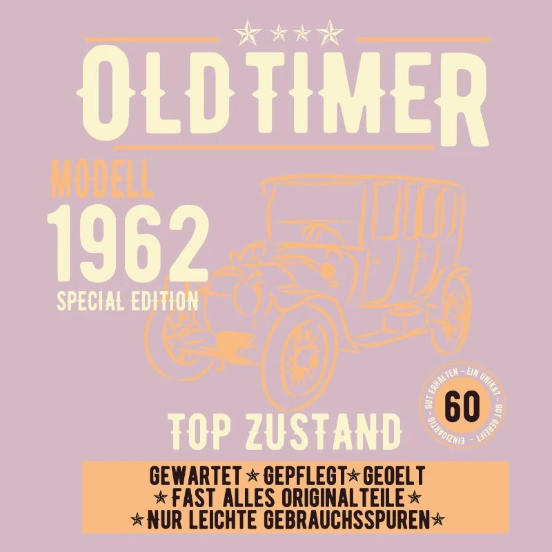 60. Geburtstag Oldtimer 1962, Geschenk