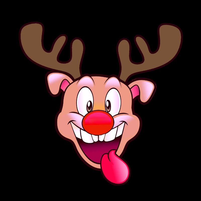 Rudolf renne du pere noel version cochon