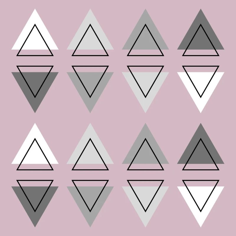 Modern Abstract Geometry Two-row triangles