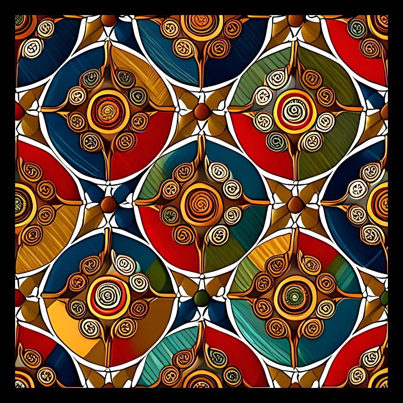 Modernes Ajrakh-Muster