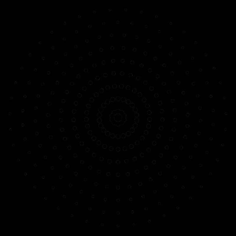 Blurry| Points | Black| gift idea