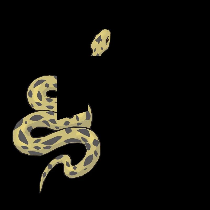 Letter h snake