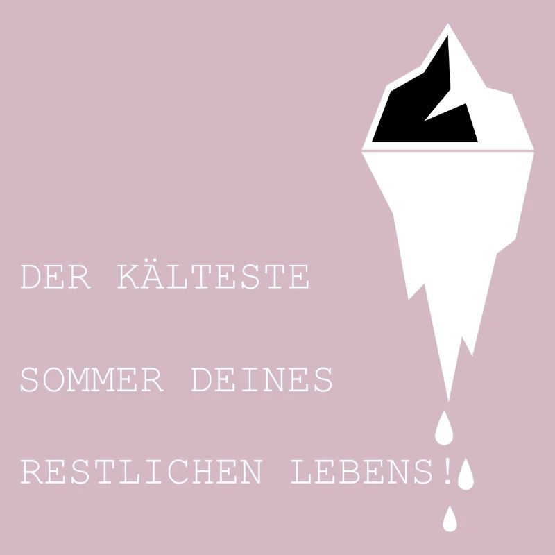 Eisberg Klimawandel Sprüche Geschenkidee