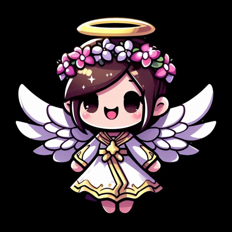 Ätherisches Engels-Chibi - Engel, niedlich, entzückend