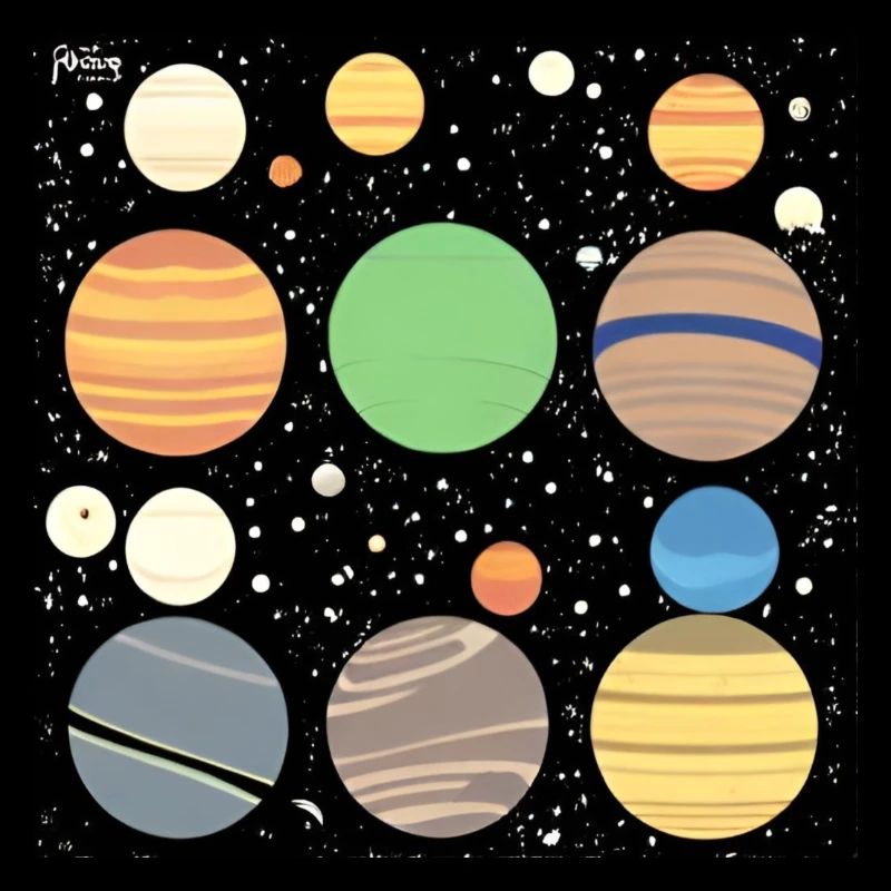 planètes dans l’espace