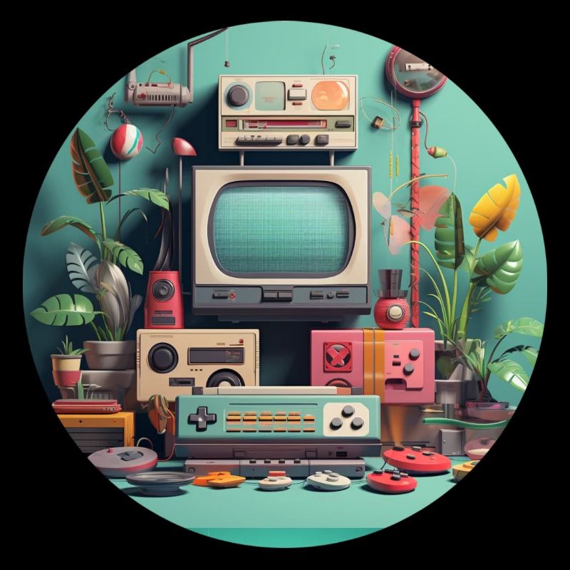 Gaming Nostalgie - Trendiges Motiv