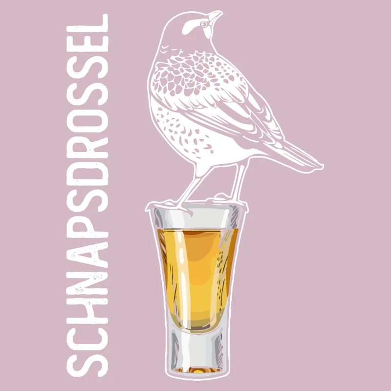 Schnapsdrossel Schnapstrinker Alkohol Schnaps