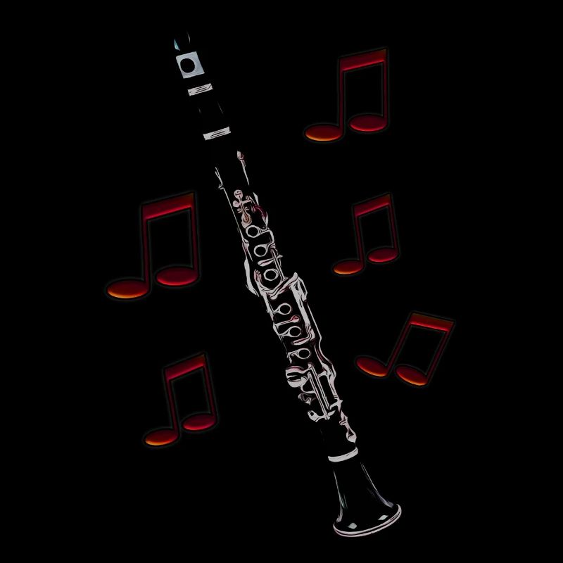 Clarinet notes red