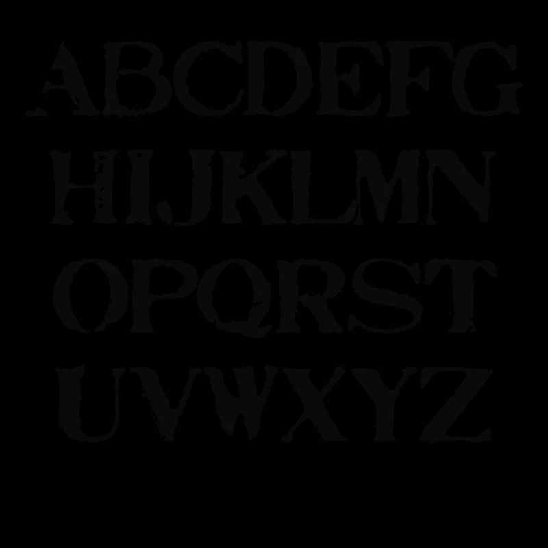 ABC Geschenkidee Alphabet Buchstaben