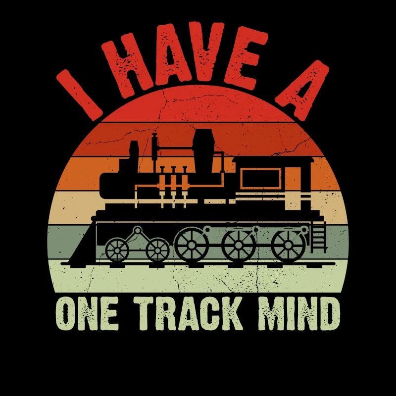 Zug Einstrecke Mind Railroad Lokomotive