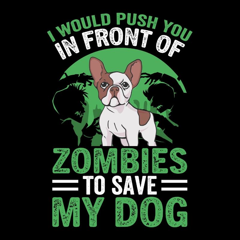 Ich Würde Dich Vor Zombies Drücken Hund Hunde