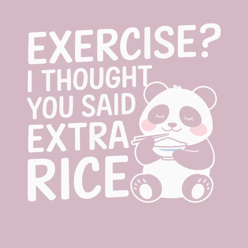 panda bear said extra rice