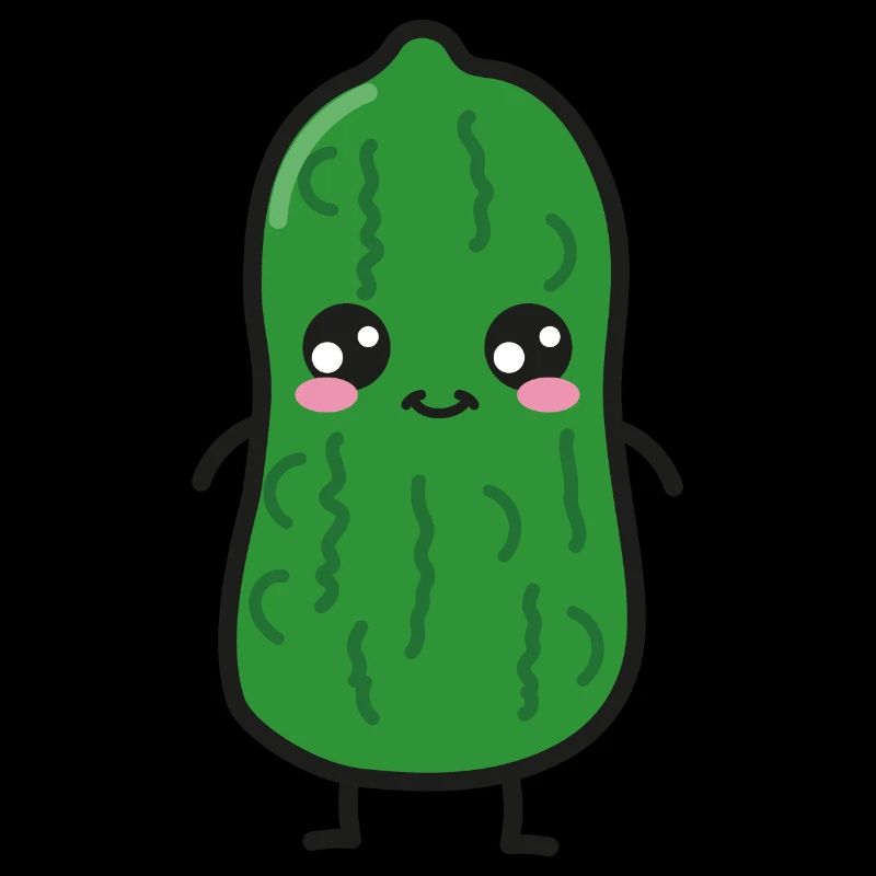 Cornichon acide Kawaii