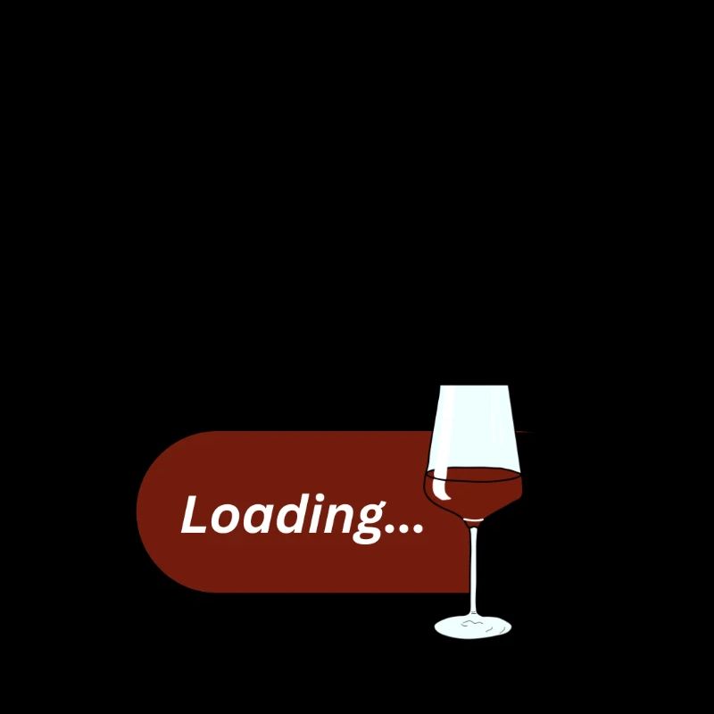 Vacation Mode On – Wine with Loading Bar (Dark)