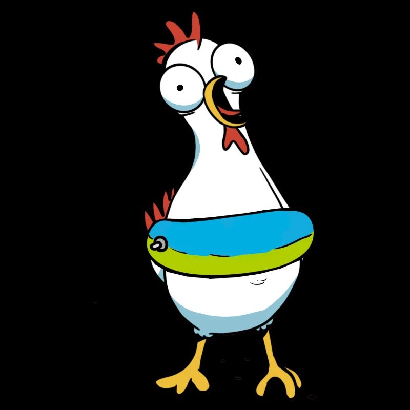 Chicken Float Swimming Ring Hen Poultry