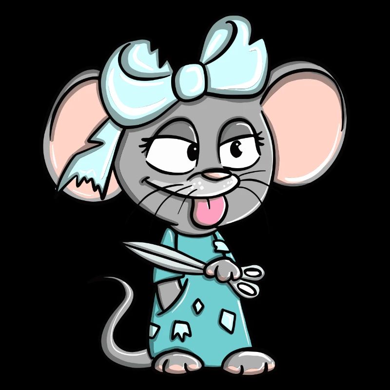 Déclaration de conception de souris effrontée Susi Schnipp Schnapp
