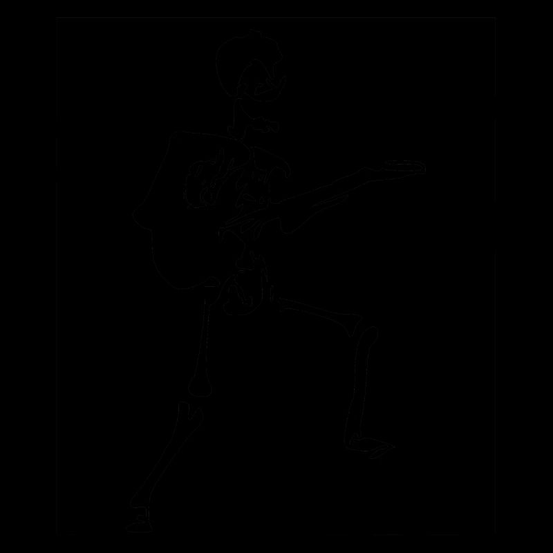 Squelette guitariste