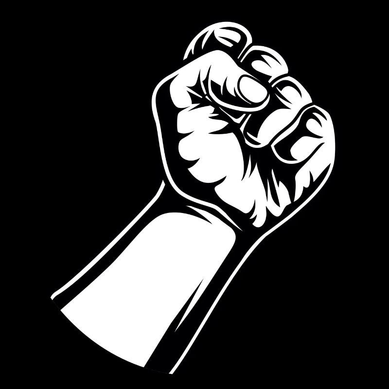 Fist lifted