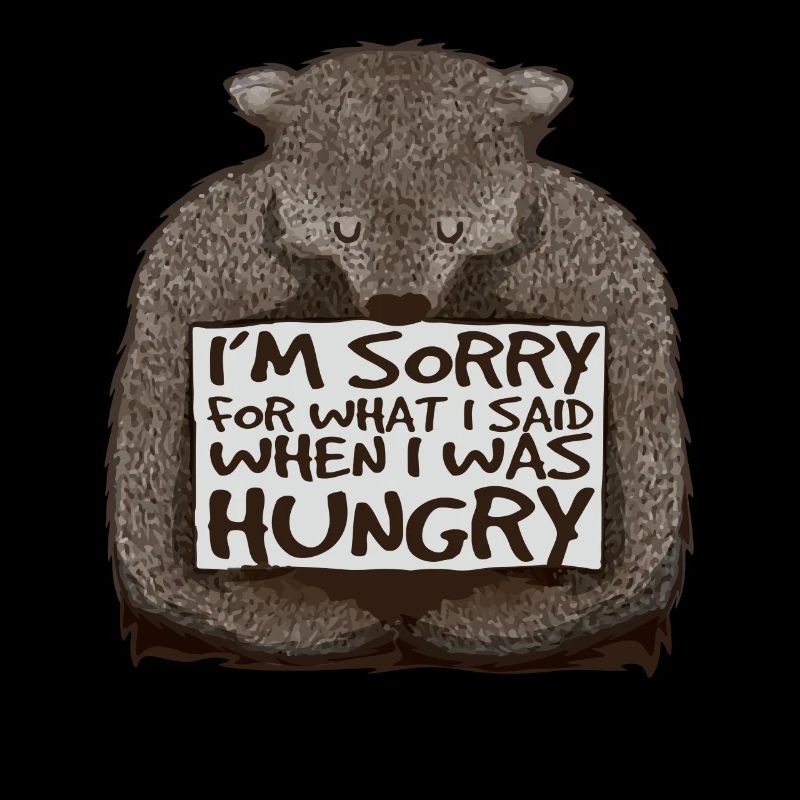 Désolé, j’avais faim.